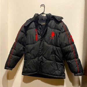 USPA Black Rain Jacket
